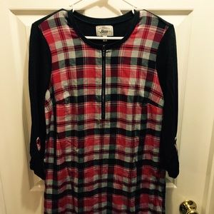 Bass A-Line Plaid Dress